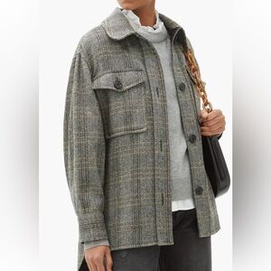 ISABEL MARANT ÉTOILE Garvey Checked Wool Jacket in a great condition 100 wool